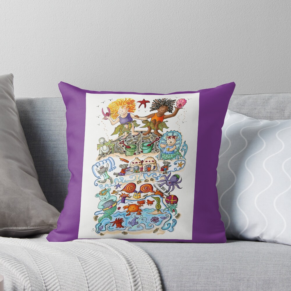 Item preview, Throw Pillow designed and sold by lorybit.