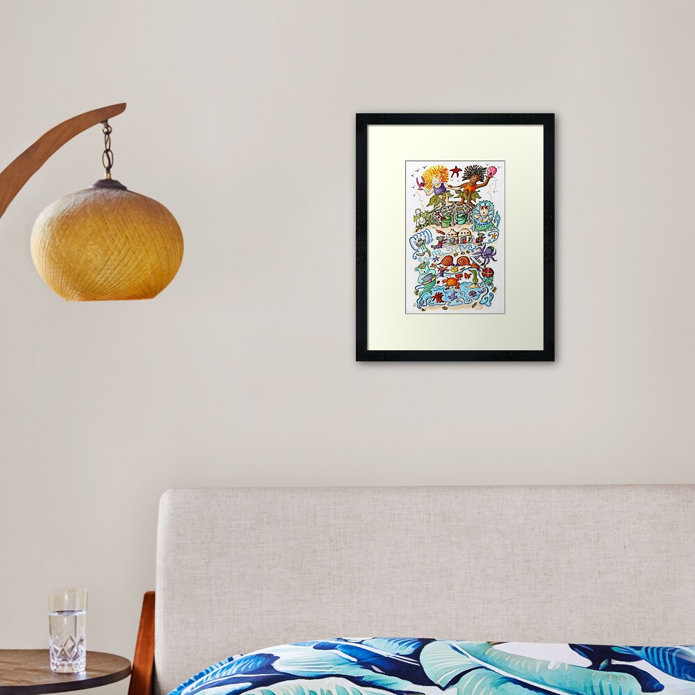 Item preview, Framed Art Print designed and sold by lorybit.