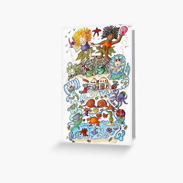 Seaweed Queens Greeting Card