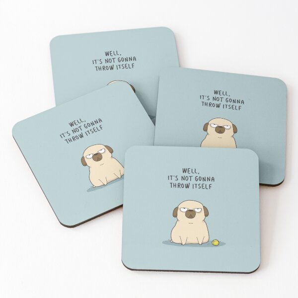 Item preview, dog mat well it's not gonna throw itself Pet,Pets,Puppy,Dogs,Dog Lover designed and sold by noha alzohbi.