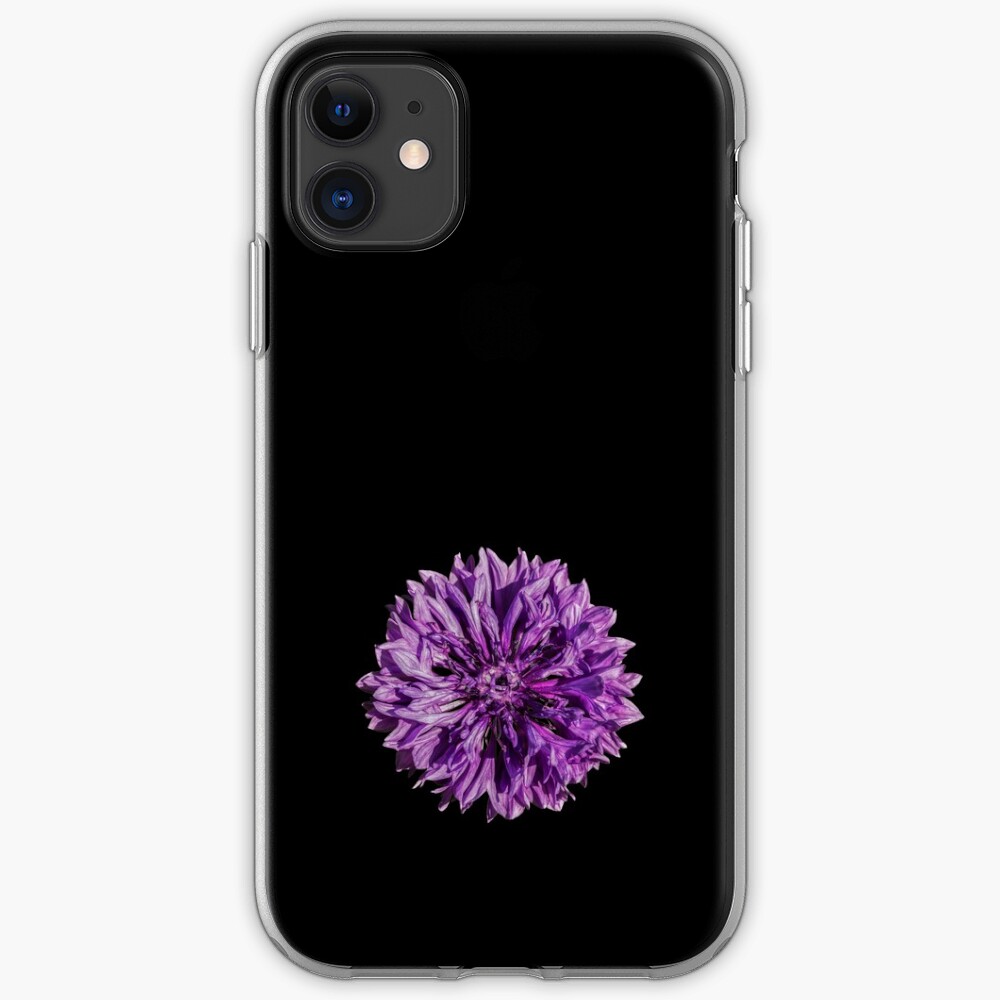 Purple cornflower iPhone Case & Cover