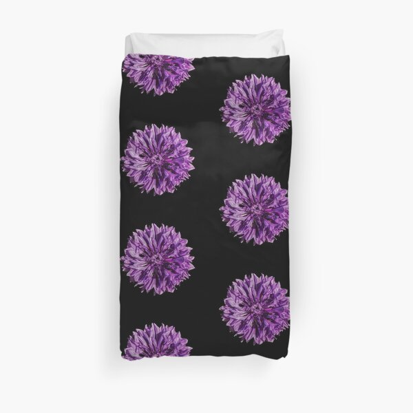 Purple cornflower Duvet Cover