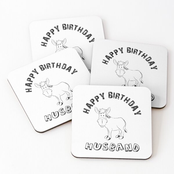 Item preview, funny donkey happy birthday husband  designed and sold by Newluck01.