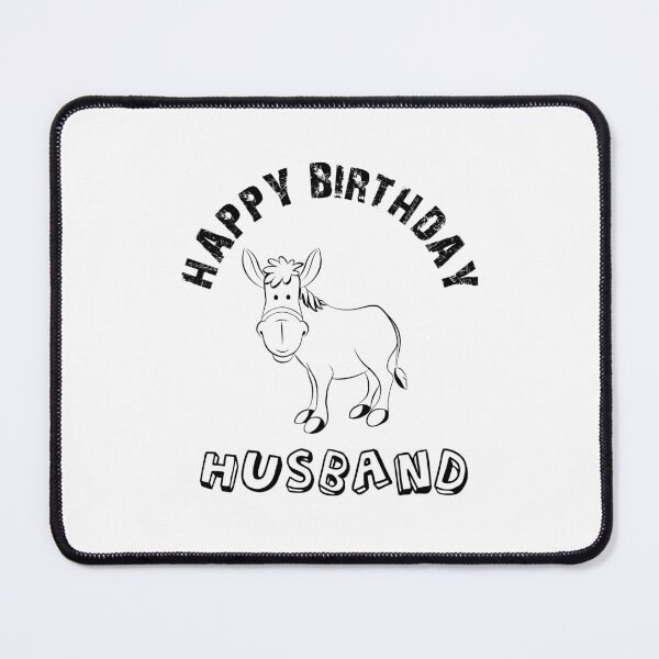 Item preview, funny donkey happy birthday husband  designed and sold by Newluck01.