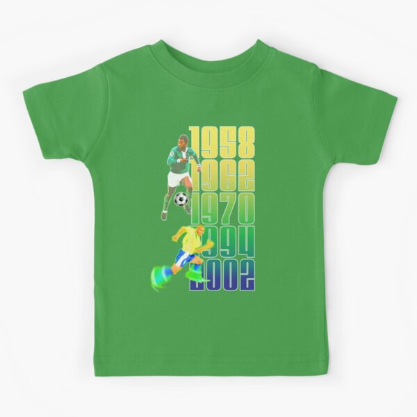 A&E Designs Brazil Kids Soccer Jersey Tee Shirt - Kelly  (Toddler Small (4)) Green : Clothing, Shoes & Jewelry
