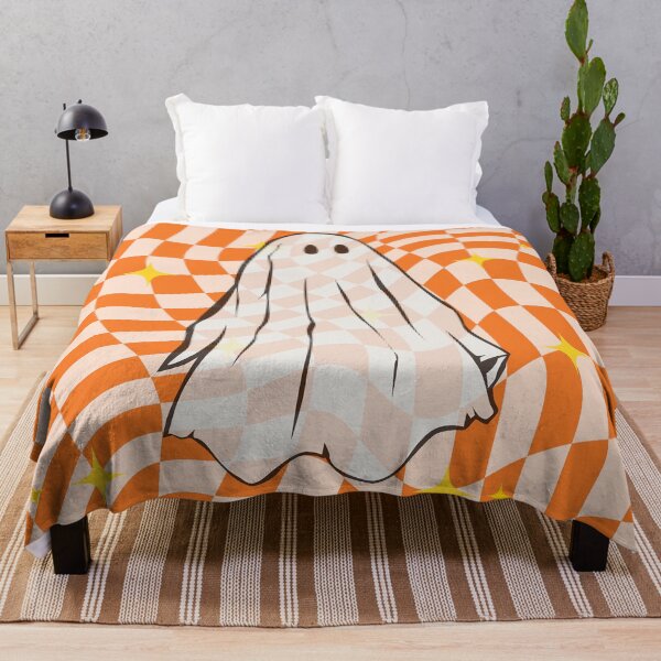 Artikelvorschau, Trippy Checkerboard Ghost für Halloween entworfen und verkauft von abby-r2624.