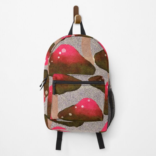 Item preview, Red Mushroom print - Amsterdam Market designed and sold by Noodle Nerd.