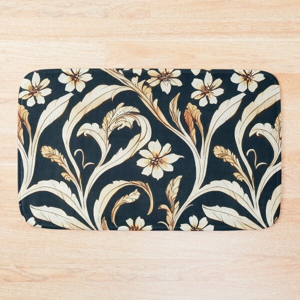 Item preview, Rococo Floral Pattern Print designed and sold by ThePurpleMelon.