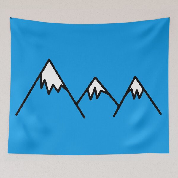 Item preview, White capped mountains designed and sold by sledgehammer.