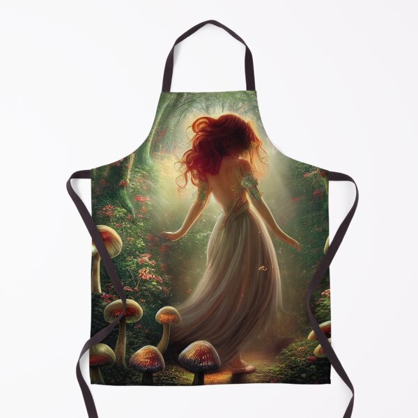 Item preview, Elf woman dance in the green forest - Fantasy dream designed and sold by Monkyra.