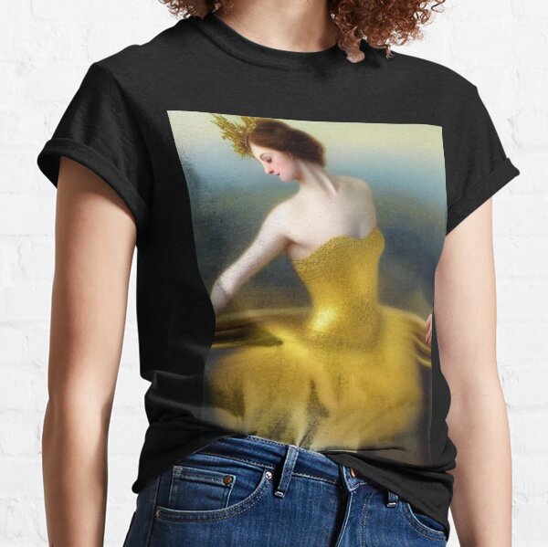 AI generated ballet girl - gift design for dancers Classic T-Shirt
