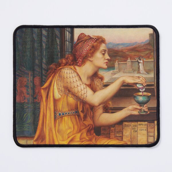 Item preview, The Love Potion | Evelyn de Morgan | 1903 Pre-Raphaelite Art designed and sold by CJET.