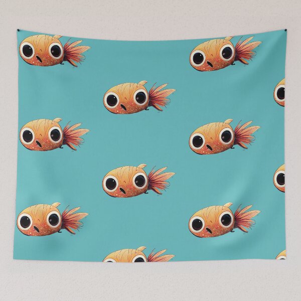 Item preview, Funny Fish - Cute Animal designed and sold by Chillapy.