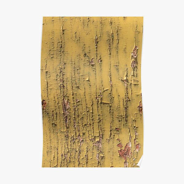 "Surface of wooden boards painted with yellow paint. Yellow wood wall