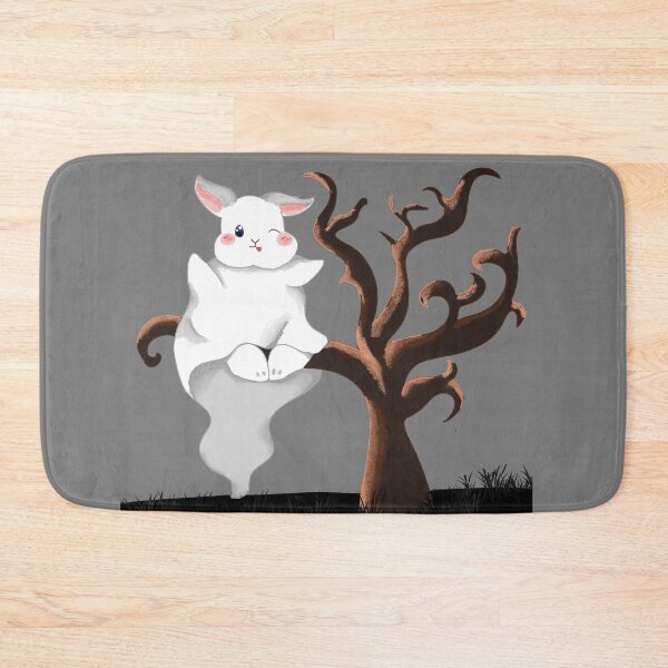 Item preview, Copy of White Rabbit as a Ghost for Halloween _ Bunniesmee designed and sold by bunniesmee.