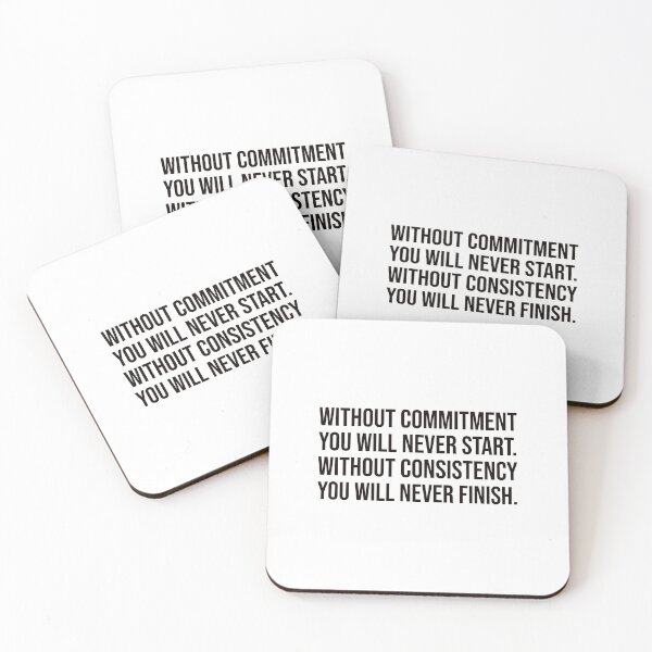 Item preview, Without consistency you will never finish designed and sold by mikeldabbah.