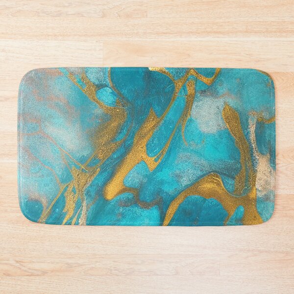 Item preview, Gold and Blue Marble designed and sold by DeepSymbolism.
