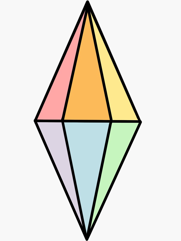 Pastel Plumbob Sticker For Sale By Ryleelane5 Redbubble