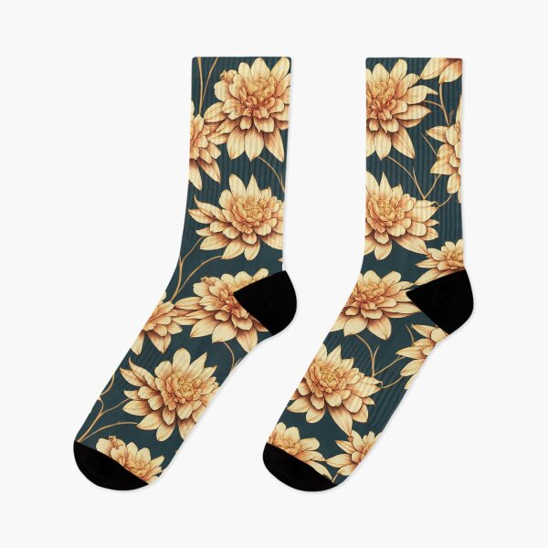 Item preview, Marigold Flowers Pattern Print designed and sold by ThePurpleMelon.
