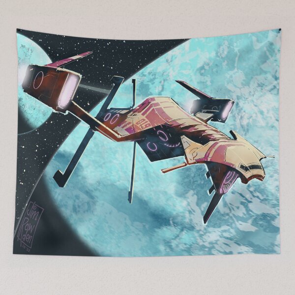 Item preview, (Space)Ship 019 (Inktober 2022 - Day 1) designed and sold by jimrow.