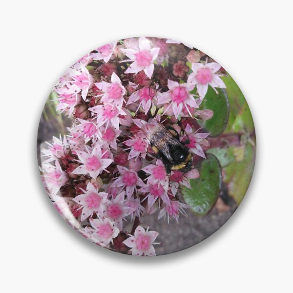 Item preview, A cute bee working on a flower garden designed and sold by Raigitam.
