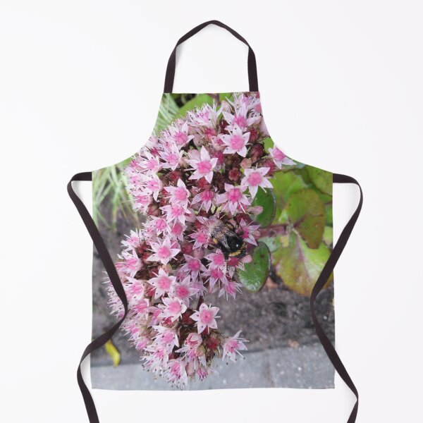 Item preview, A cute bee working on a flower garden designed and sold by Raigitam.