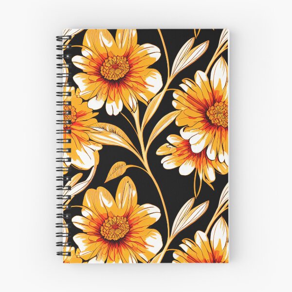 Item preview, Marigold Flowers Pattern Print designed and sold by ThePurpleMelon.