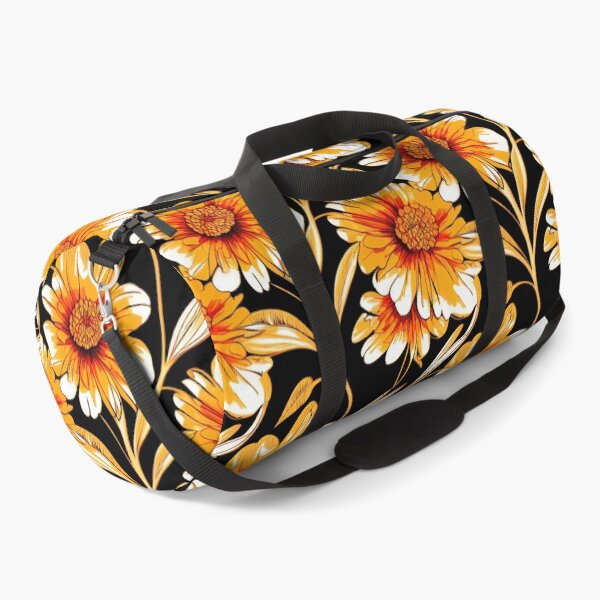 Item preview, Marigold Flowers Pattern Print designed and sold by ThePurpleMelon.