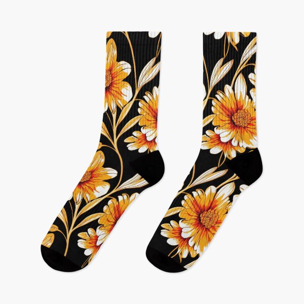 Item preview, Marigold Flowers Pattern Print designed and sold by ThePurpleMelon.