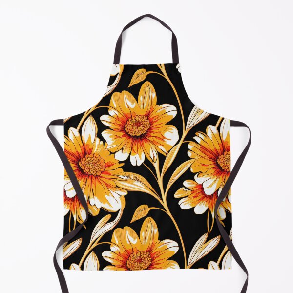 Item preview, Marigold Flowers Pattern Print designed and sold by ThePurpleMelon.