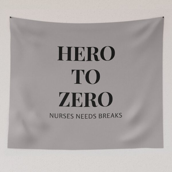Item preview, Nurses  on strike Patient hero to zero nurses needs breaks nurses sticker designed and sold by medoutfits.