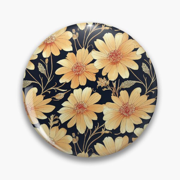 Item preview, Marigold Flowers Pattern Print designed and sold by ThePurpleMelon.