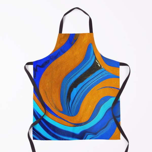 Item preview, Orange and Blue Marble designed and sold by DeepSymbolism.