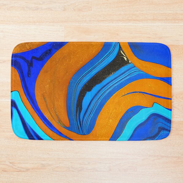 Item preview, Orange and Blue Marble designed and sold by DeepSymbolism.