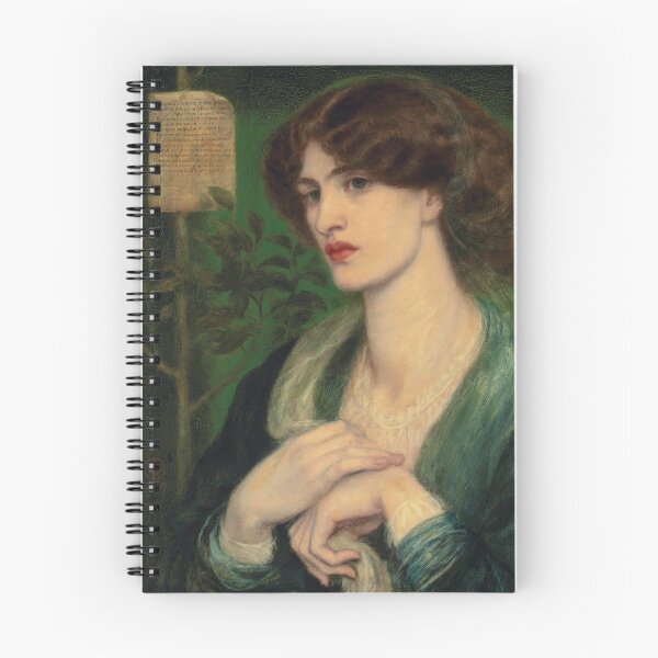 Item preview, The Salutation of Beatrice | Dante Gabriel Rossetti | 1869 Pre-Raphaelite Art designed and sold by CJET.