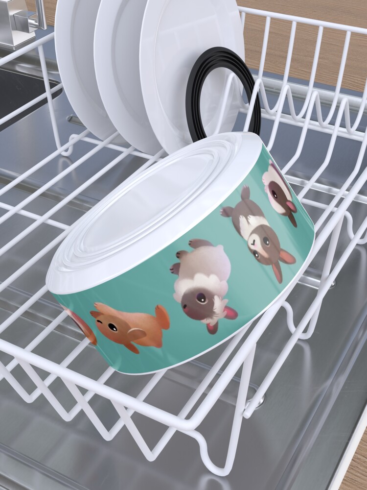 Alternate view of Bunny day - green Pet Bowl