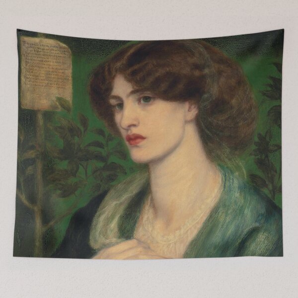 Item preview, The Salutation of Beatrice | Dante Gabriel Rossetti | 1869 Pre-Raphaelite Art designed and sold by CJET.