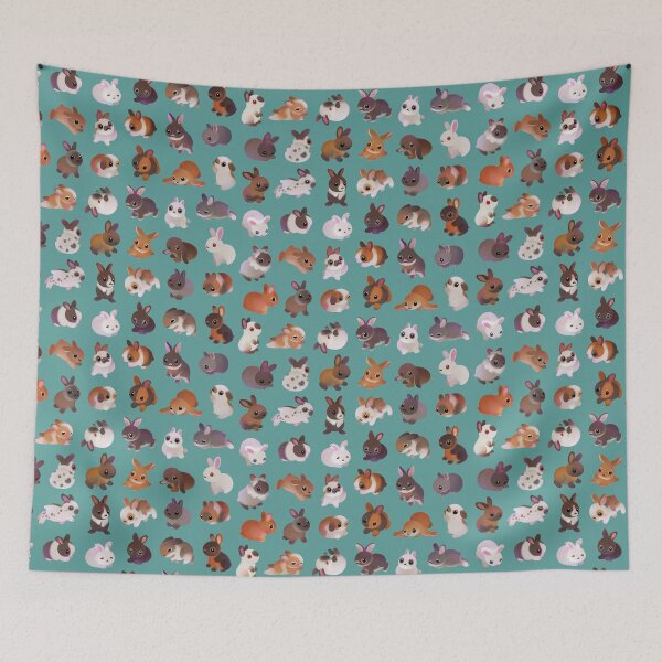 Item preview, Bunny day - green designed and sold by pikaole.
