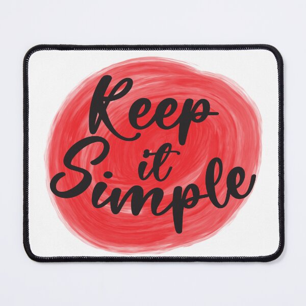 Item preview, Keep It Simple  designed and sold by BlueZenStudio.