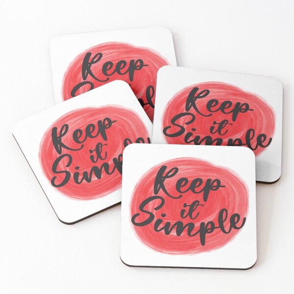 Item preview, Keep It Simple  designed and sold by BlueZenStudio.