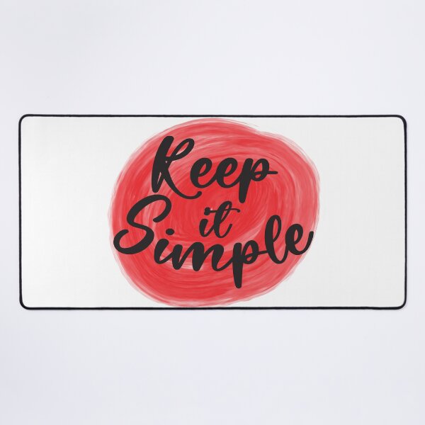 Item preview, Keep It Simple  designed and sold by BlueZenStudio.
