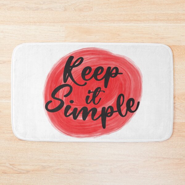 Item preview, Keep It Simple  designed and sold by BlueZenStudio.