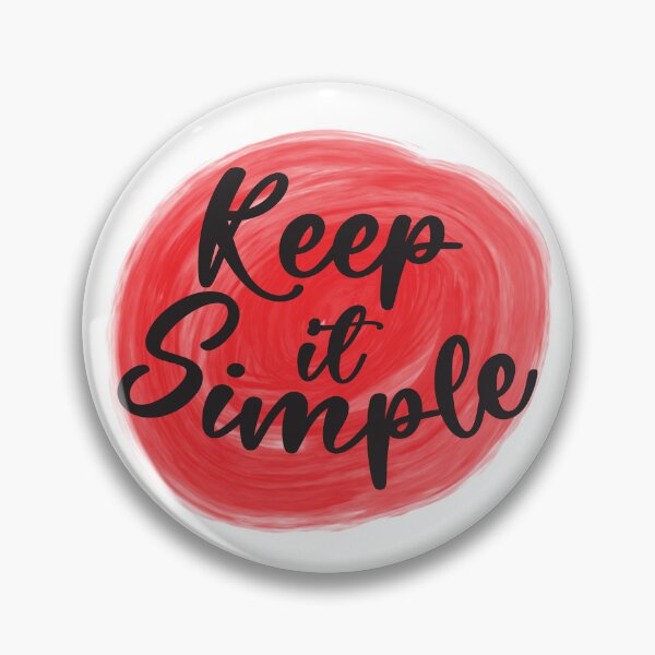 Item preview, Keep It Simple  designed and sold by BlueZenStudio.