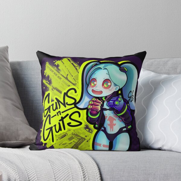 Item preview, Rebecca from Edgerunners Guns n Guts (crop) designed and sold by Gabriel Bhering.