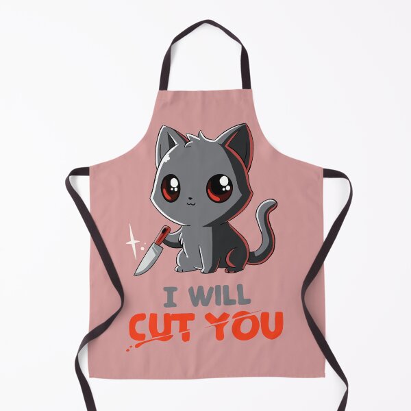 Item preview, I will cut you Cat designed and sold by OnlyCoolDesigns.