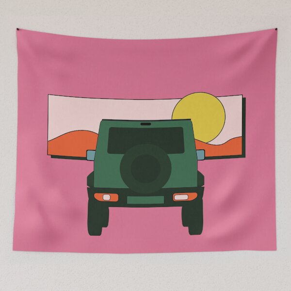 Item preview, Jungle Green Suzuki Jimny | Into The Sunset designed and sold by stoicjimny.