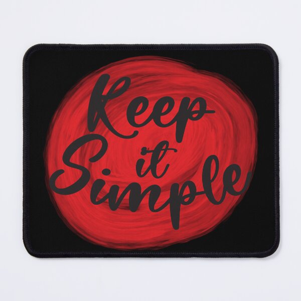 Item preview, Keep It Simple  designed and sold by BlueZenStudio.