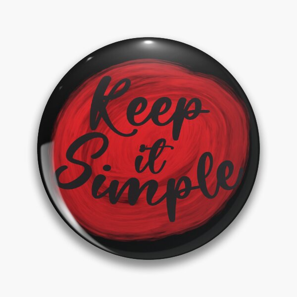 Item preview, Keep It Simple  designed and sold by BlueZenStudio.