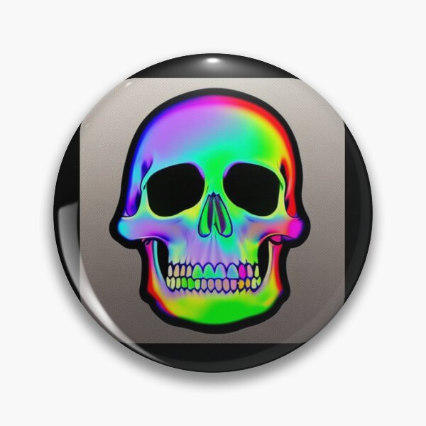 Item preview, Fluorescent Colored Skull 9 designed and sold by Riccivela.