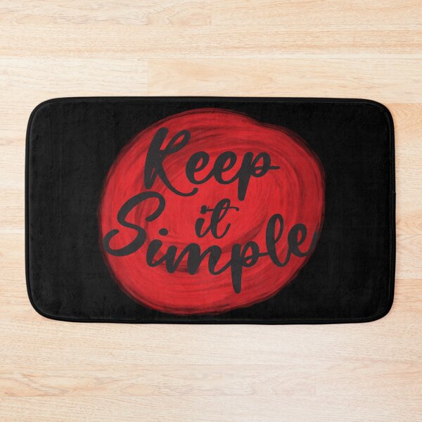 Item preview, Keep It Simple  designed and sold by BlueZenStudio.